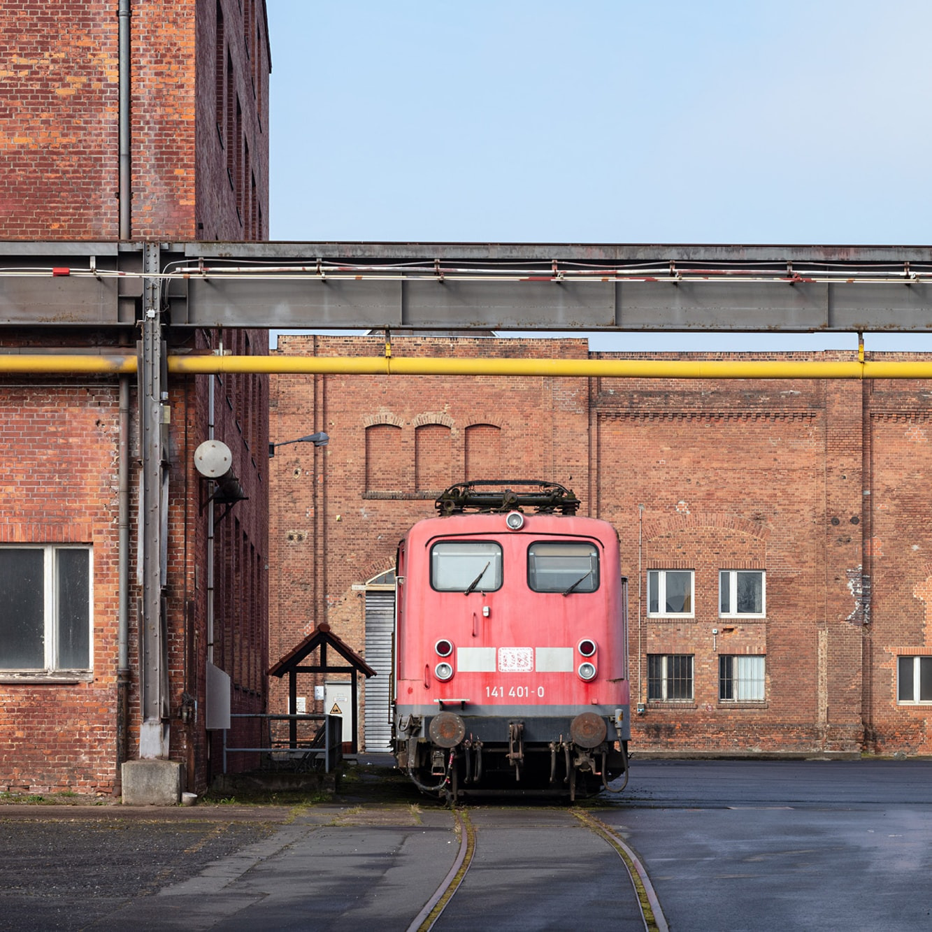 Historische Lokomotive der Deutschen Bahn