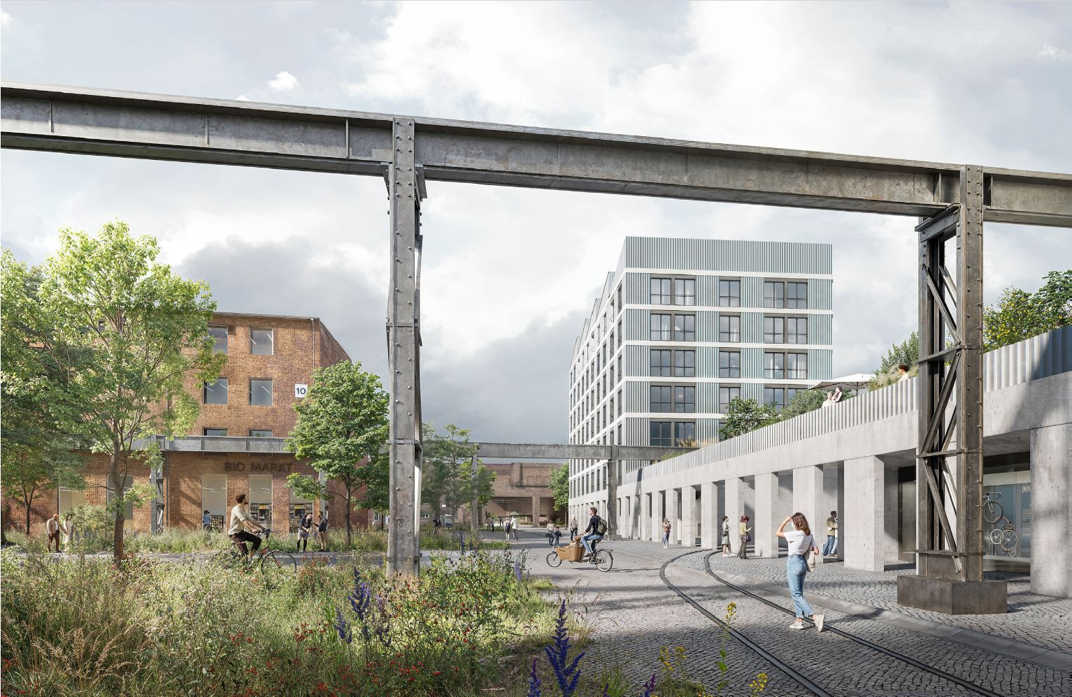 Städtebaulicher Entwurf für das Henschel Areal prämiert 2